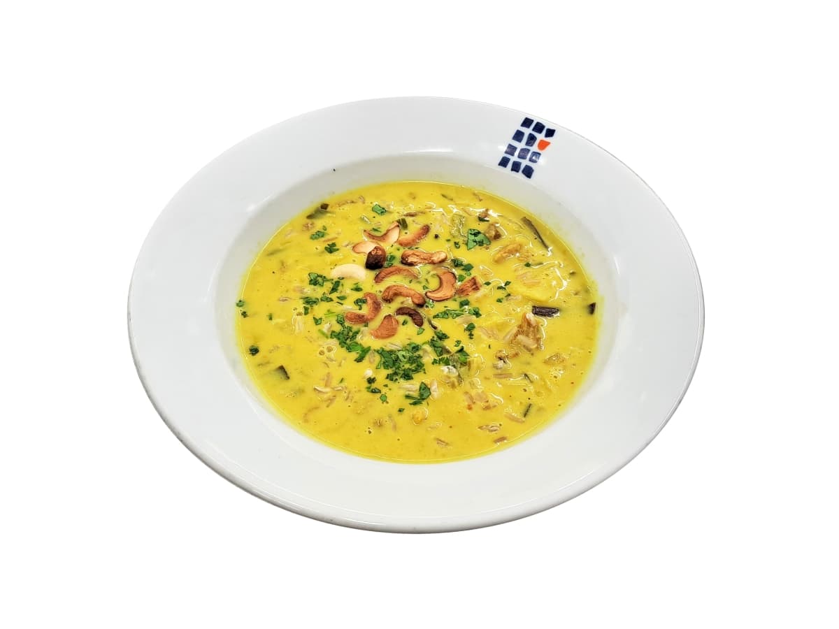 Terrine Curry-Gemüseeintopf mit Putenbruststreifen