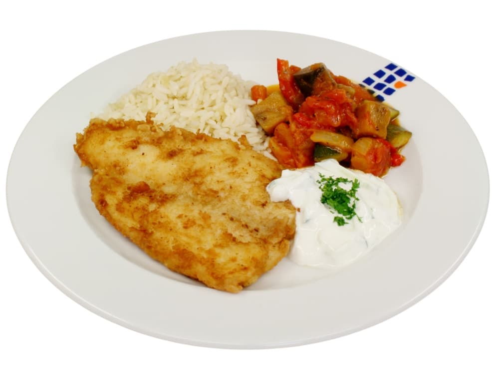Fischfilet griechische Art