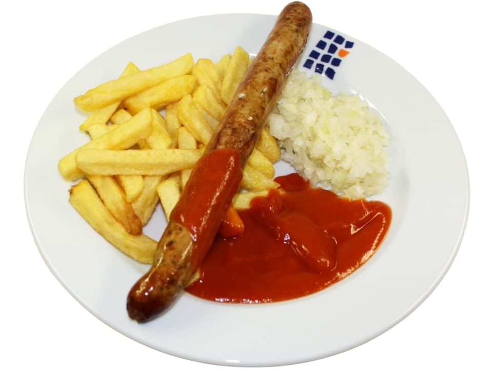 Vegane Currywurst mit Dip [15]
