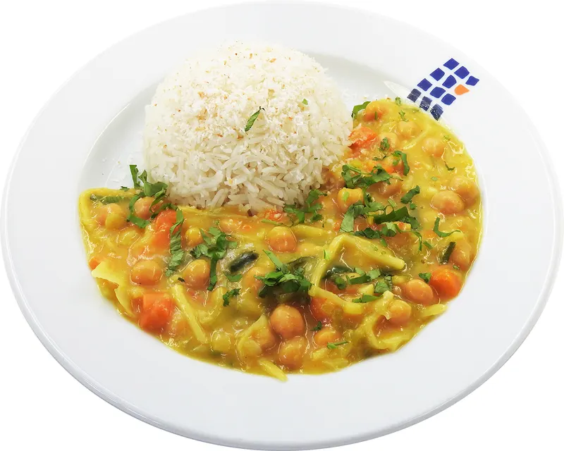 Kichererbsen-Gemüse-Curry