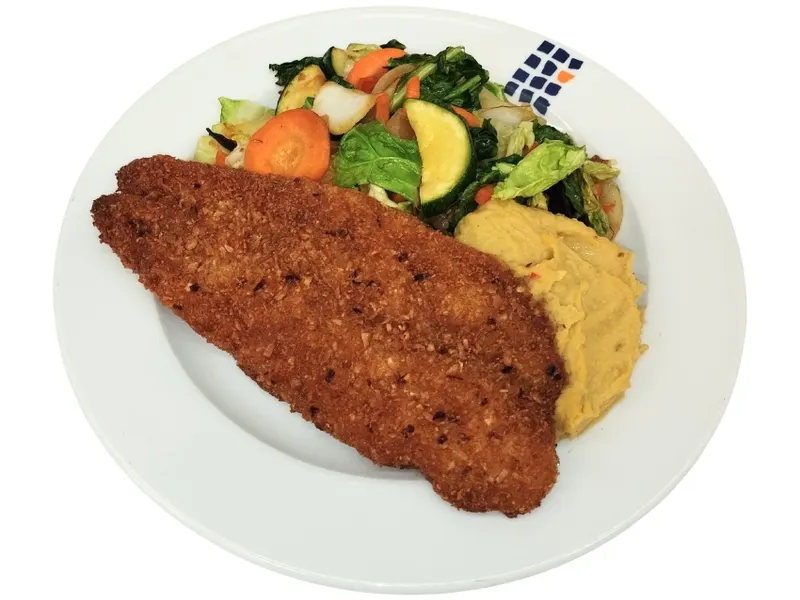 Fischfilet in Kokospanade